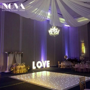 High quality China supplier portable wedding party effect led dance floor