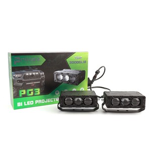 Prilight Car Front Grille Light 75W 30000LM Wholesale Car LED Grille Light Car Auxiliary Lights with 3 Lens