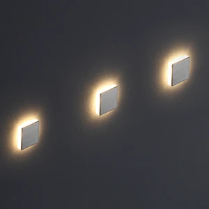 Circle Indoor Simple Mini Led Foot Wall Lamp Stair Step Light