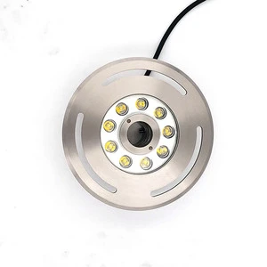 IP68 Stainless Steel 304 9W12W Music Dancing Pool Pump Light Submersible Underwater DMX512 Rgb Nozzle Led Fountain Lights
