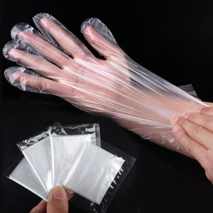 Factory Price Disposable PE Gloves Individually Packed Plastic Food Grade Gloves Disposable Gloves Factory