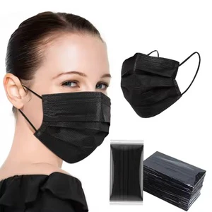 Disposable 3-Layer Non-Woven Melt-Blown Protective Face Mask Fashionable Medical Mouth Cover