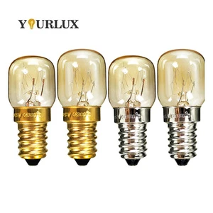 T22 T25 E14 15w 25w Edison Bulb Incandescent Refrigerator Bulb Tungsten Filament Fridge Light