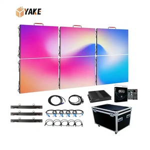 Yake Turnkey LED Video Wall Indoor Outdoor Capacitive P3.91 LED Screen Panel Rental Events Stage Background LED Display Screen