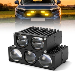New High Power 65W/100W LED Grille Light with Laser Lens IP68 Waterproof 9680 Lumens 6000K for Road Truck for Driving Adventure