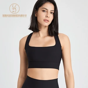 Crop Top Running Work Out Fitness Sport Athletic Training Comfortable Yoga Bra for Women