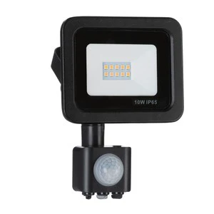 Outdoor Security Light 800lm Equivalent IP65 Waterproof 10W PIR Motion Sensor LED Flood Lights for Porch Patio Garden