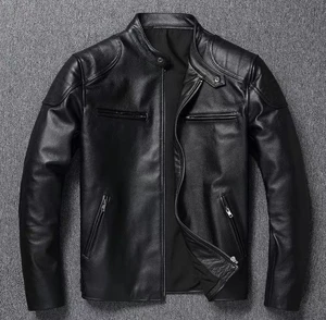Plus Size Men's Casual Autumn Coated Denim Bomber Jacket with Plain Dye Canvas Fabric 2026
