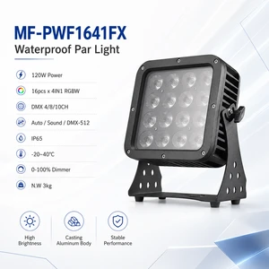 Competitive Price 100W RGBW 4in1/6in1 DMX Led Stage Lighting Waterproof Led Garden Park Decorative Aluminum Led Lights