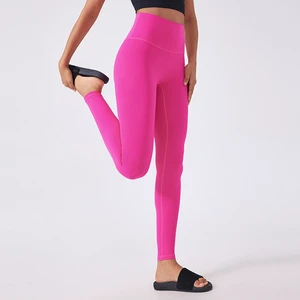 High Waisted Yoga Leggings Full Length Compression Butt Lifting Seamless Squat Proof Workout Pants For Women Fitness & yoga Wear
