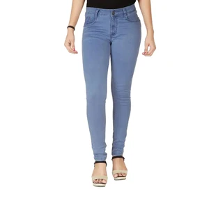 Wholesale Top Quality High Waist Denim Jeans Pants Women Fashion Trousers Denim Jeans Full Length Casual Streetwear Pants