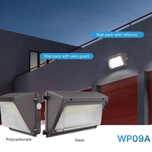 Certified, DLC Certified LED Garage Wall Lamp Light 40W-150W 4000k Commercial Security Flood Light 5-Year Warranty