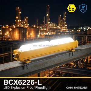 IP67 LED Flood Light Explosion Proof Industrial Lighting Fixture for Low Ceiling Hazardous Environment Area 20W-50W