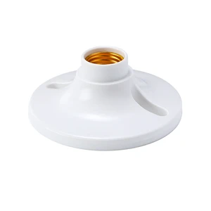High Quality E27 LED Lamp Holder Wholesale Screw Type Plastic Bulb Socket Lamp Bases & Holders