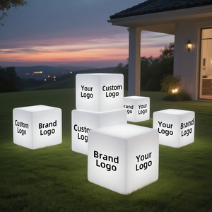 Trendy RGB Cube Floor Lamps With Customization Options - Design Your Own Pattern And Logo LED Cube Light