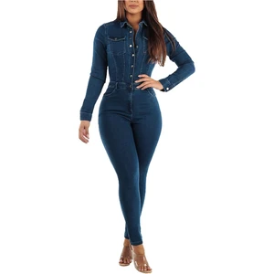 Denim suit for women's offering high fashion structure with long Top and wide leg pants Denim Suits for Women's 2026