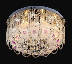 Best sell new design modern glass ceiling lamp with MP3 and RGB and remote control, Factory cheap price new