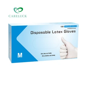 China Latex Coated Gloves Disposable Latex Gloves Long Latex Industrial Safety Fetish Gloves with Powder