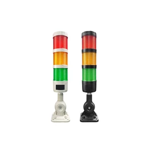 60mm Large LED Signal Tower Light 3-Color Industrial Indicator with Commanding Presence IP65, 3-Year Warranty for Machine Tools
