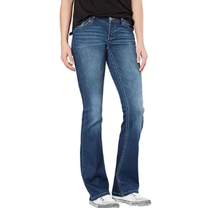New Fashion Women's Skinny Casual Breathable Cotton Denim Jeans with Hole and Embroidery Mid Waist