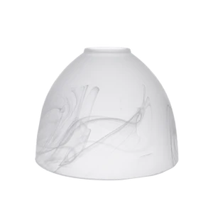 Customize Popular Hanging Lighting Alabaster Cloudy Frosted Bell Shaped Glass Lamp Shade Wholesale Frosted Glass Lighting Cover