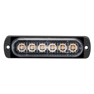 DXZ OEM LED Emergency Strobe Lights Amber White 6 LED Strobe Warning Emergency Flashing Light Caution Construction Hazard Light
