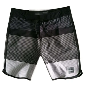 Wholesale Fast Delivery Mens Males Stretch Polyester Swimwear Beachwear Casual Beach Swim Board Surf Shorts