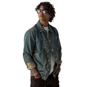 Top Selling Denim Men's Jackets New Arrival Stylish Comfortable Man Jackets Winter By Manufacturer Denim Jacket For Man