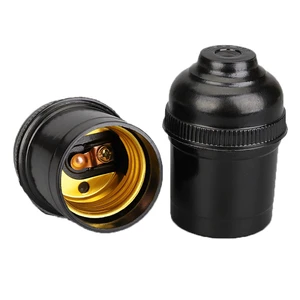 HoneyFly E27 Lamp Socket Holder 250V 4A Bakelite Suspended Ceiling Light Bulb Base Lighting Accessories