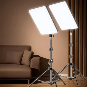 Professional Portable 11-inch Square Panel Light Multi-Functional Universal Light for Mobile Live Streaming Desktop Plastic