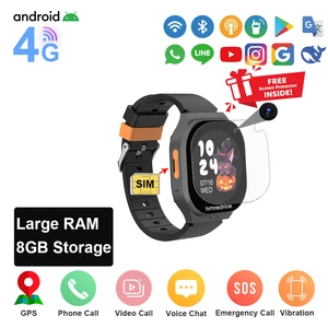 4G LTE Kids Smart Watch IP67 Waterproof With Real-Time Tracking GPS SOS Geo-Fence Two-Way Call Long Battery Life EU Market