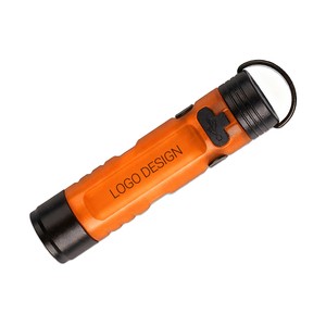 Vibrant Orange Multi-Functional Camping Headlamp-Lightweight Rechargeable 2-Hour Outdoor Lighting Device LT-10 China Made