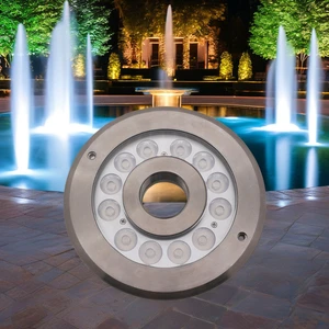 IP68 316SS LED Fountain Light DC24V Underwater Lamp External Control 3500K Warm White CRI 80 Pool Lights for Swimming