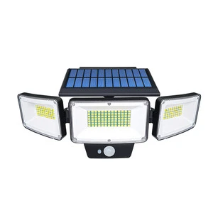 Solar Security Light with Motion Sensor 181 LED Solar Flood Lights Outdoor Waterproof for Garden Wall Garage