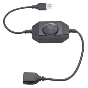5V 3A USB LED Module Lamp Knob Adjust Brightness Control Switch Controller Rotary PWM Dimming Neon Light Strip Modulator Dimmer