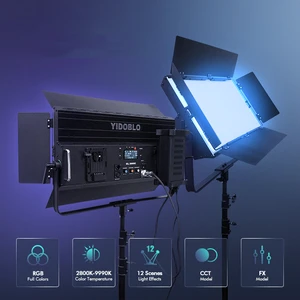 Hot Selling Item 300W Full Power Led Film Light Video Lighting Film Shooting Tiktok Light FX Mode