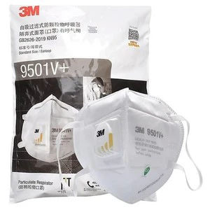 9501V+ KN95 Polypropylene 4-Layer Disposable Protective Safety Mask with Breathing Valve for Outdoor Use Dustproof Haze Fog
