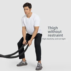 Men's New Design Casual Sports Pants Summer Quick-Dry Straight-Leg Outdoor Loose Slimming Fitness Bottoms