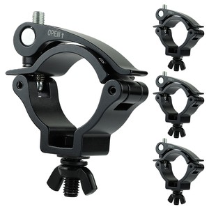 Self-service Order 4pcs in case Aluminum Stage Truss Display System Lighting Blank Clamp and Hook Accessories for Stage Lights