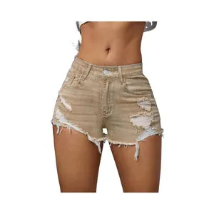 Modern women denim shorts featuring stylish cut and breathable comfort for casual trendy outfits.