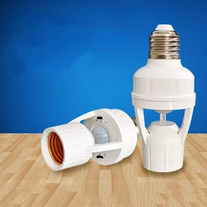 Smart E27 Bulb Socket Adapter AC85V-265V Infrared PIR Human Body Motion Sensor Lamp Holders & Bases