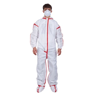SMS Microporous for Asbestos Removal In Stock Hot Sale PP Disposable Non-woven CE Certified 95% Filter Rating Coverall