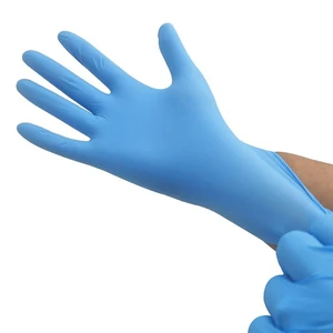 Disposable Nitrile Gloves Powder Free 4mil 5mil 6mil Food Grade Waterproof Oil Resistant Safety Work Gloves