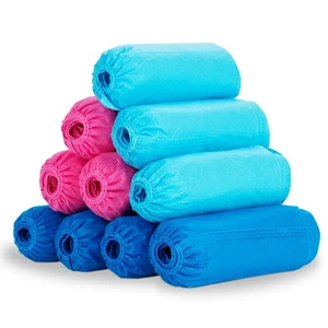 Disposable Elastic Non-Woven Waterproof Abrasion-Resistant Polypropylene Safety Shoe Covers for Hospital Salons Catering