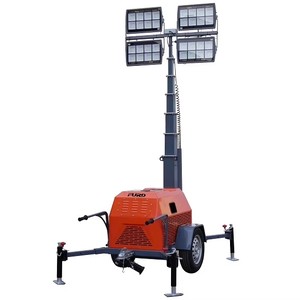 Portable Outdoor Mobile Lighthouse, Long-lasting Lighting For Garden Construction And Road Rescue