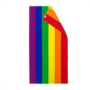 Beach Towels Free Shipping Microfiber Good Quality Plain Swim Recycled Plastic Dock And Bay Pink Strip Beach Towels Customized
