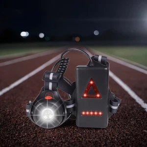 Outdoor Night Safety Reflective Infrared Blinking LED Chest Running Light Reflective Shoes Lights for Running