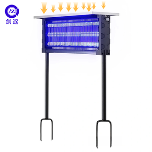 Modern Solar Waterproof Rechargeable 3000V Outdoor Garden Lamp With IPX4 Rating MOSQUITO CONTROL LED Light Mosquito Killer Lamp