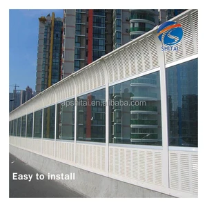 High Strength Anti Noise Wall Durable Metal Sound Barrier Blocking Acoustic Noise Barrier Sheet Panel For Highway