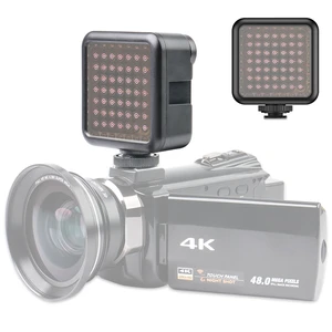 IR49 Mini IR Night Vision Light Infrared Photography Light for Video Camera for Vlog Video Recording